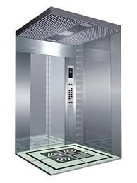 Warna Silver 30kw Factory Cargo Lift Dengan Overload Protection Kapasitas 3000kg