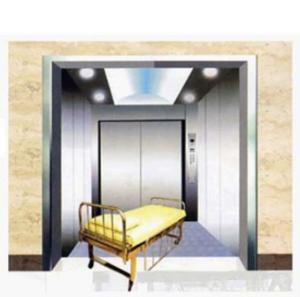 Lift Tempat Tidur Rumah Sakit MRL 1000KG VVVF Drive Medical Bed Lift