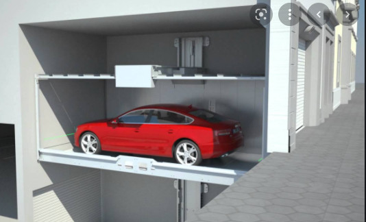 1600KG 5.0m / s Lift Mobil Perumahan Di Rumah VVVF Terkendali