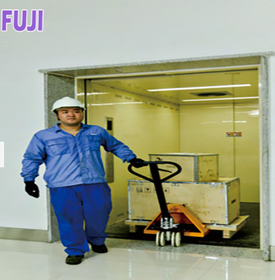 4KW 0.4m / s Lift Kargo Hidraulik Lift Ruang Mesin ICP Lebih Sedikit