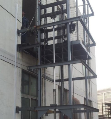 2000KG Commercial Glass Elevator 0.3m/s Lift Hidrolik Rumah