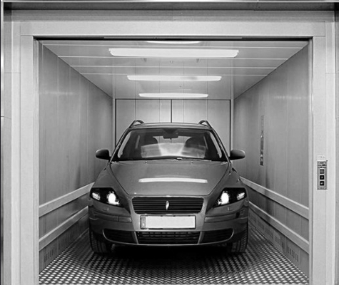 8 Lantai Barang Lift Parkir Mobil 5000KG AC VVVF Drive