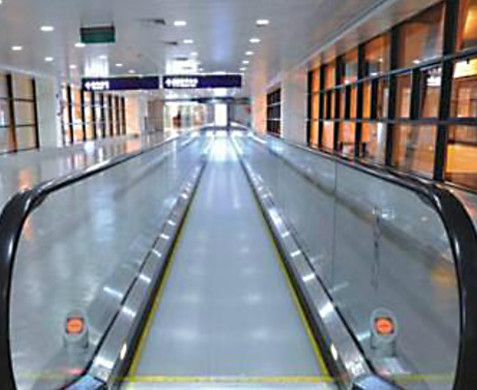 VVVF Drive Airport Moving Walkway Eskalator Penumpang 11 Derajat