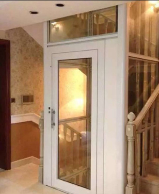 1.75m / s 630KG Lift Perumahan Kecil VVVF Terkendali Di Lift Lift Rumah