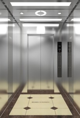 1600KG Penumpang Lift VVVF Inverter Control SS304 Lift Penumpang Domestik