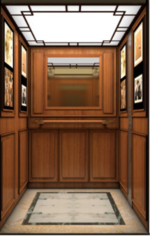 Lift Penumpang 10 Orang CNAS Stainless Steel Lift Cabin