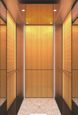 Lift Penumpang 10 Orang CNAS Stainless Steel Lift Cabin