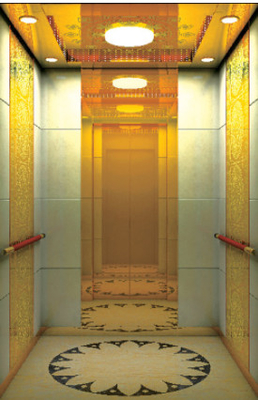1.0m/s SS Elevator Untuk Gedung Bertingkat Tinggi 6 Orang 630KG