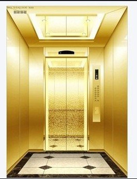 Lift Penumpang Komersial Fotosel Inframerah 3m / s Lift Penumpang 8 Orang