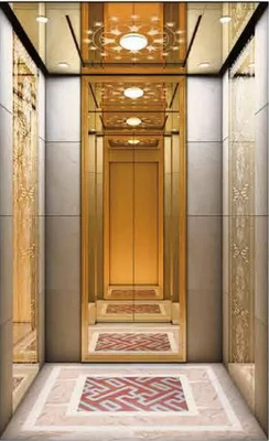 Lift Penumpang Komersial Fotosel Inframerah 3m / s Lift Penumpang 8 Orang