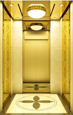 Lift Penumpang Komersial Fotosel Inframerah 3m / s Lift Penumpang 8 Orang