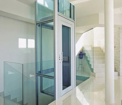 VVVF Terkendali 500KG Personal Lift Lift Hidrolik 1.5m / s Untuk Villas