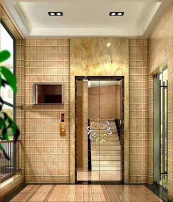 0.4m/s 400KG Residential Elevator Lift VVV Drive Sistem Operasi Sederhana
