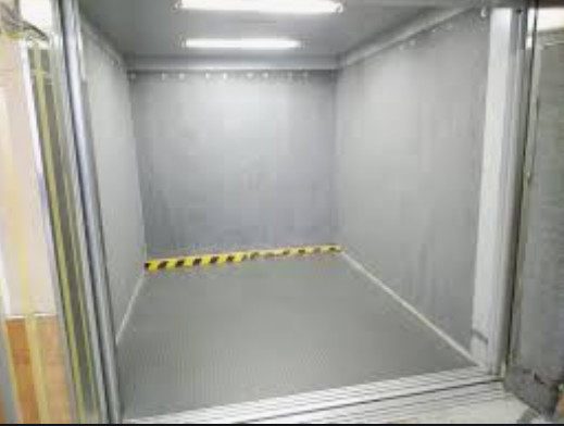Lift Kargo Perak Otomatis 30kw Untuk Ukuran Khusus Komersial