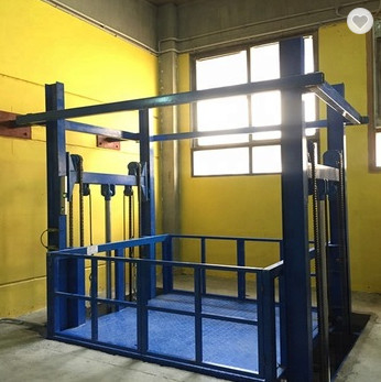 1500KG 15 Ton Cargo Elevator Ship Deck Steel Vertical Freight Lift