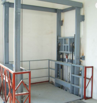 1000KG 10 Ton Cargo Elevator Chain Traction Hidrolik Freight Lift