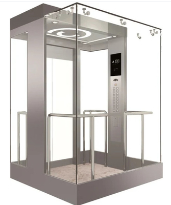 1350KG FUJI Observation Elevator 2.5m / s Ruang Mesin Kurang Angkat