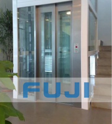 FUJI ISO9001 Panoramic Lift 12 Orang Tanpa Pit Lift