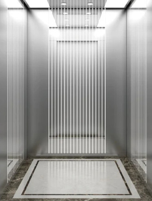 2.5m/s 1250KG Panoramic Glass Lift Tampilan 360 Derajat Lift Transparan