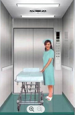 Lift Rumah Sakit 3.0m / s Untuk Pasien Lift MRL Hidrolik 1600KG