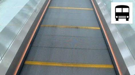 VVVF Controlled Airport Moving Walkway 0.65m/s Eskalator Dan Travelator