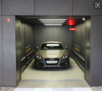 Lift Lift Mobil 7 Lantai Untuk Garasi Rumah Sensor Inframerah Traksi Gearless