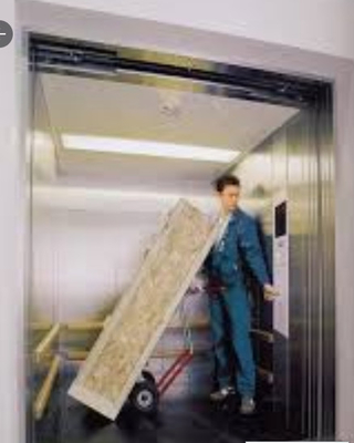 2 Ton Freight Tech Elevator VVVF Kontrol Pengangkatan Barang Vertikal
