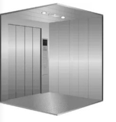 4000KG 2m / s Lift Barang Luar Ruangan VVVF Inveter Machine Room