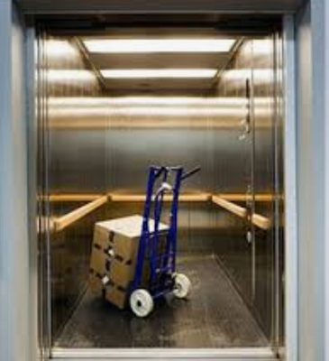 0.5m/s 2000KG Cargo Elevator Untuk Rumah VVVF Drive Heavy Duty