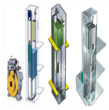 Mikrokontroler Hidrolik Mrl Elevator PM Gearless Drive 630KG 5 Lift Penumpang